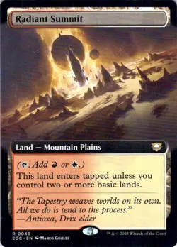 MTG Radiant Summit (23) | NM | Cmd: Edge of Eternities {EOC} - Image 1