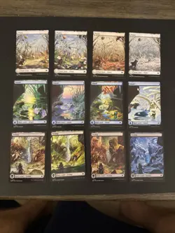Bloomburrow Basic Lands Full Art Entire Set of All Seasons MTG #0262 Thru #0281 - Image 1