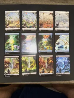 Bloomburrow Basic Lands Full Art Entire Set of All Seasons MTG #0262 Thru #0281 - Image 2