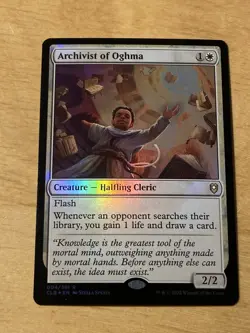 1x Archivist of Oghma FOIL NM Eng MTG - Commander Legends Baldur's Gate - Image 1