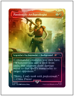 1x Passionate Archaeologist, Foil, 2220 - Uncharted Secret Lair, Magic MTG NM - Image 1