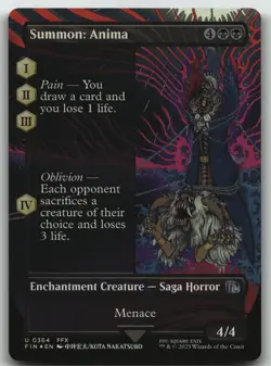 Summon: Anima (Borderless) foil U FINAL FANTASY 364 NM - Image 1