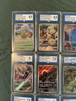 Pokemon Graded Bundle Of Slabs Lot Of 15 Cards AR And CHR - Image 2