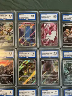 Pokemon Graded Bundle Of Slabs Lot Of 15 Cards AR And CHR - Image 3