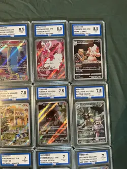 Pokemon Graded Bundle Of Slabs Lot Of 15 Cards AR And CHR - Image 4