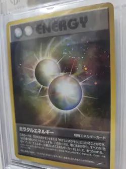 2001 Pokemon Neo 4: Darkness and To Light Miracle Energy Japanese Holo BGS 9.5 - Image 2