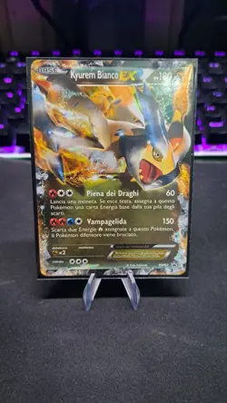 White Kyurem Bianco EX BW 63 Pokemon BW Black Star Promos Good ITA - Image 1