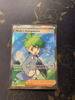 Wally's Compassion 176/132 Full Art Ultra Rare - Pokemon TCG: Mega Evolution NM - Image 1