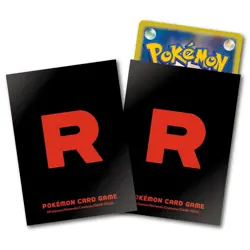 NEW Pokemon TCG Deck Shield Sleeves - Team Rocket Pro Version (64 ct) - Image 3