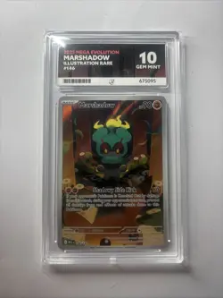 Pokemon TCG Marshadow 146/132 ACE 10, Perfect Subgrades - Image 1