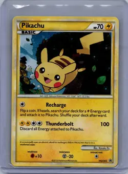 Pikachu HGSS03 Promo Holofoil Black Star Pokemon TCG - VLP - Image 1
