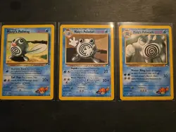 Pokemon TCG Misty's Poliwrath, Poliwhirl And Poliwag Gym Heroes 31/132 Unlimited - Image 1