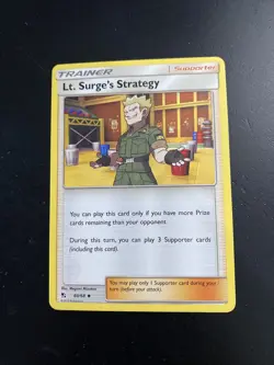 Lt. Surge's Strategy 60/68 Hidden Fates Regular for sale online - Image 1