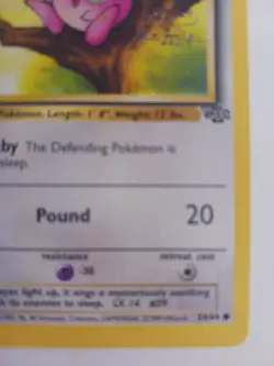 Pokemon TCG Jigglypuff Jungle 54/64 Regular 1st Edition Common - Image 4