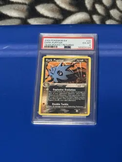 2004 Pokemon EX Dark Pupitar Team Rocket Returns #40 EX-MT PSA 6 - Image 1