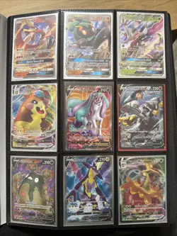 Pokemon Card Binder Lot! Holo! Full Art! Alt art! Rainbow! Gold! GX TCG 66% ???? - Image 1
