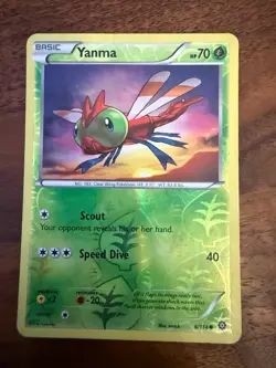 Yanma 6/114 Reverse Holo • XY Steam Siege • Near Mint Pokemon Card - Image 1