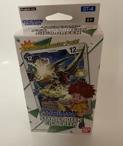 Digimon Card Game TCG: Starter Deck GIGA GREEN English NEW SEALED Free Shipping - Image 1