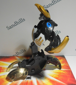 Bakugan Gigan Taures Black Haos BakuTech 540G & matching card - Image 3