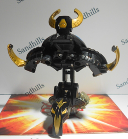 Bakugan Gigan Taures Black Haos BakuTech 540G & matching card - Image 5