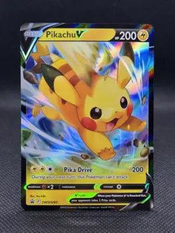 Pikachu V SWSH285 Promo SWSH: Sword & Shield Promo Cards Pokemon NM - Image 1