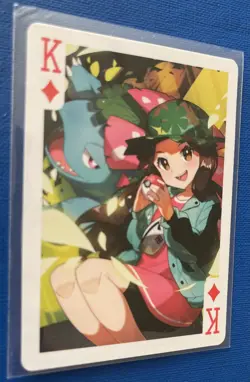 Leaf Venusaur PALCITY Pokemon Playing Card Poker Card Nintendo - NM - Image 1