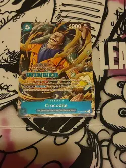 Crocodile Treasure Cruise Winner SR ST03-003 One Piece Card English - NM - Image 1