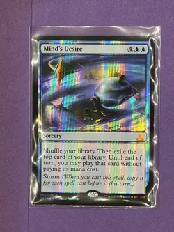 Mind's Desire - Foil Mythic - From the Vault: Lore 008 - Pack Fresh Card MTG - Image 1