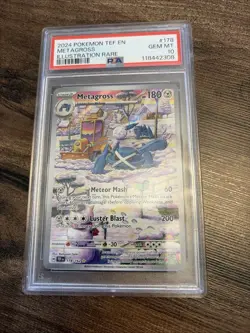 Pokemon TCG Metagross PSA 10 Holo Secret Rare Card 178/162 Temporal Forces - Image 1