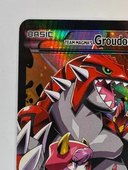 Team Magma's Groudon EX - Double Crisis 15/34 Full Art Holo Pokemon Cards LP - Image 3
