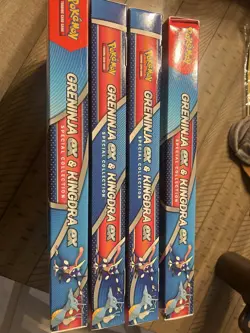 Pokemon Trading Card Game Greninja ex and Kingdra ex Box In Hand- *4 Pack - Image 2