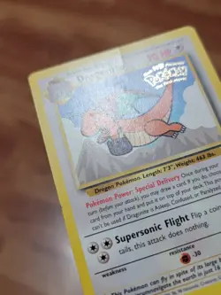 PL Dragonite #5 Movie Black Star Promo WB Stamp WoTC Rare Pokemon TCG Card - Image 2