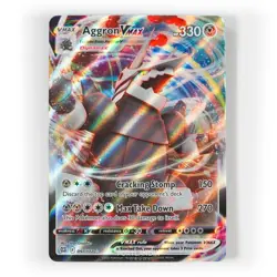 Pokemon - Aggron VMAX - 097/172 - SWSH Brilliant Stars - Full Art Card - Image 1
