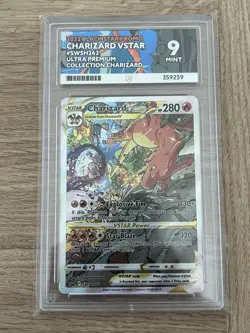 Pokemon TCG Charizard VSTAR SWSH262 Promo Card ACE 9 Mint - Image 1
