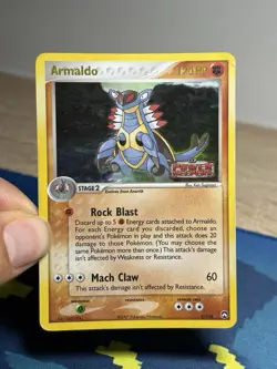 Armaldo 3/108 Ex Power Keepers Reverse Holo Foil Stamped Pokemon Card MP - Image 3