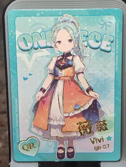 Vivi One Piece Card Anime Goddess Story Waifu QR QR-07 - Image 1