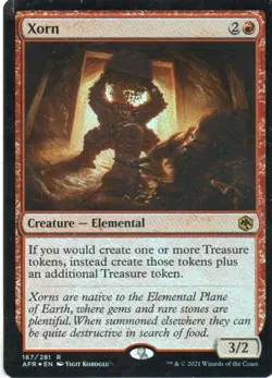 MTG: Adventures in the Forgotten Realms: Foil Xorn: Lightly Played Condition - Image 1