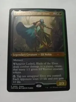 Magic The Gathering MTG LATHRIL, BLADE OF THE ELVES ETCHED FOIL Promos NM - Image 1