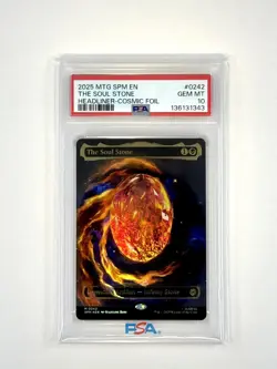 The Soul Stone 0242 Cosmic Foil - Spiderman - Magic The Gathering - PSA 10 - Image 1