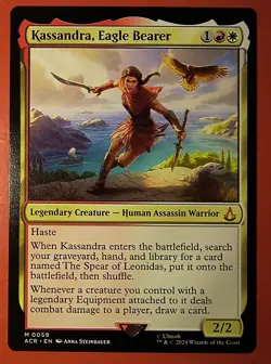 MAGIC, MTG: KASSANDRA, EAGLE BEARER, ACR, NM #0059, MYTHIC, REGULAR FINISH - Image 1