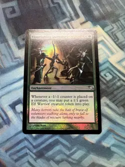 MTG Foil Flourishing Defenses EX/LP+ Shadowmoor - Image 1