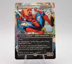 MTG: Spider-Man | SPM 0014 | Spectacular Spider-Man | Rare | Borderless Non-Foil - Image 1