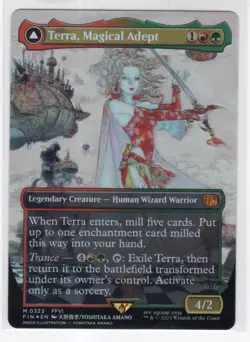 MTG Final Fantasy Foil Rare #0323 Terra Magical Adept - Image 1