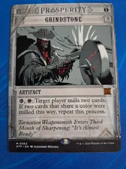 Grindstone Outlaws of Thunder Junction: Breaking News Regular - Image 1