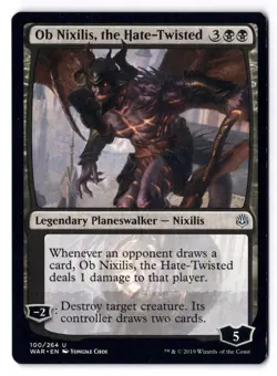 Ob Nixilis, The Hate-Twisted NM* War Of The Spark 100/264 mtg -UnltdCards - Image 1