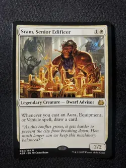Sram, Senior Edificer Aether Revolt Regular NM MTG Magic The Gathering See Pics - Image 1