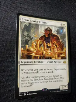 Sram, Senior Edificer Aether Revolt Regular NM MTG Magic The Gathering See Pics - Image 2
