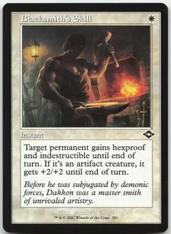Blacksmith's Skill (Retro Frame) 381 Common Modern Horizons 2 NM MTG - Image 1