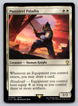 Puresteel Paladin - Final Fantasy Commander - MTG - Image 1