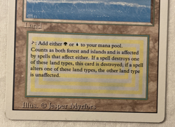 1x Tropical Island Dual Land Revised Edition MTG Magic the Gathering LP - Image 3